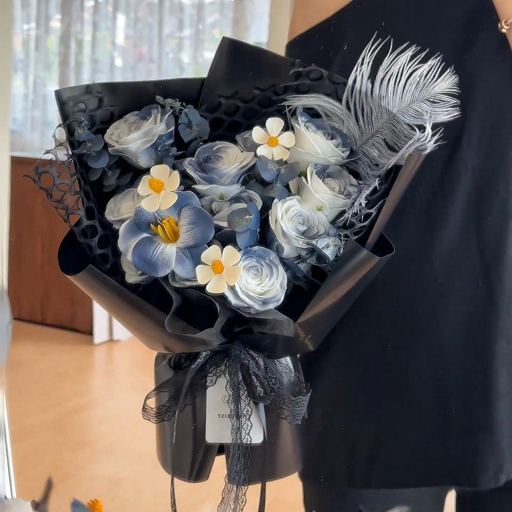 【現貨秒出】多巴胺風花束 網紅花束 多款任選 (情人節 生日 婚禮 告白 交換禮物 畢業禮物)-規格圖2