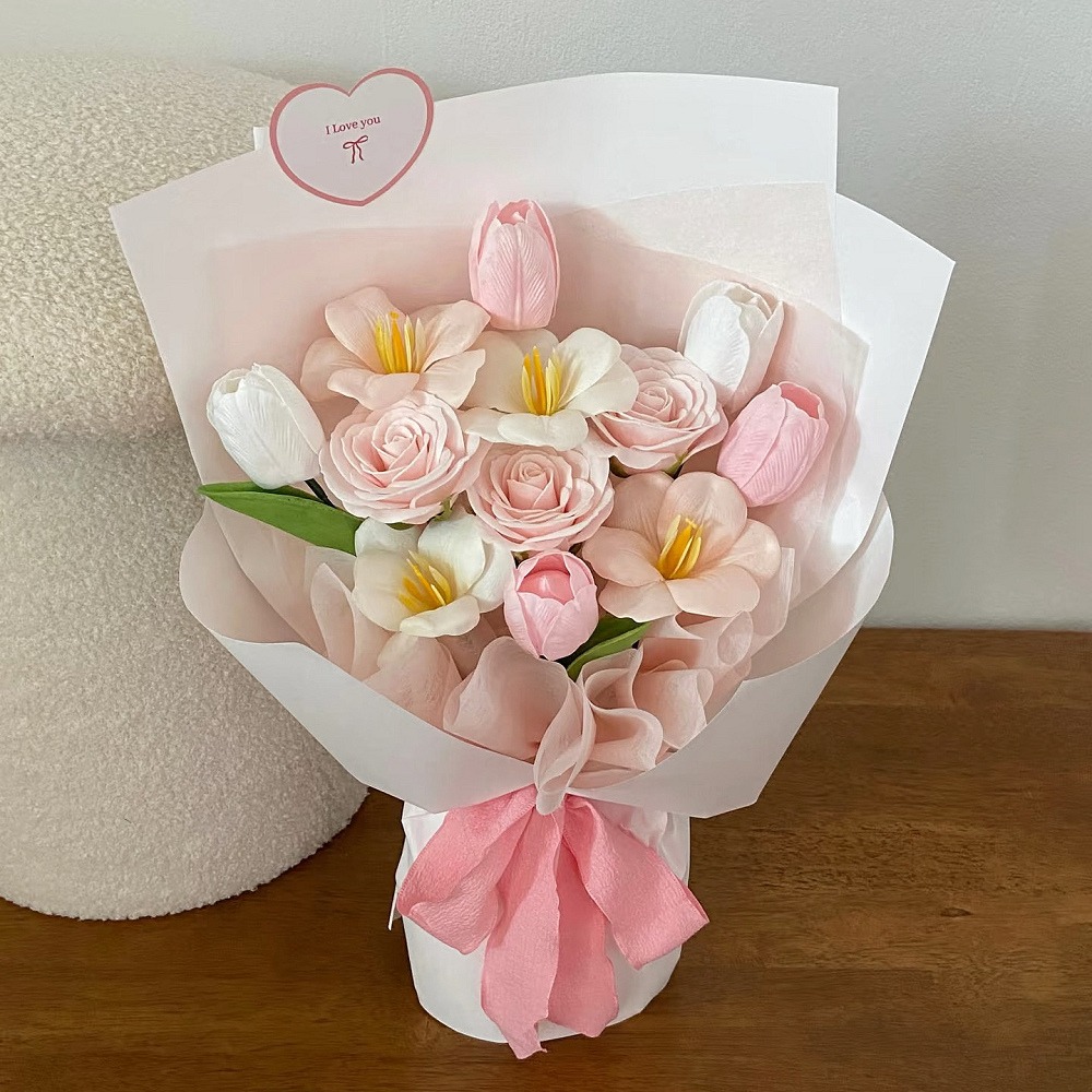 【現貨秒出】多巴胺風花束 網紅花束 多款任選 (情人節 生日 婚禮 告白 交換禮物 畢業禮物)-規格圖2