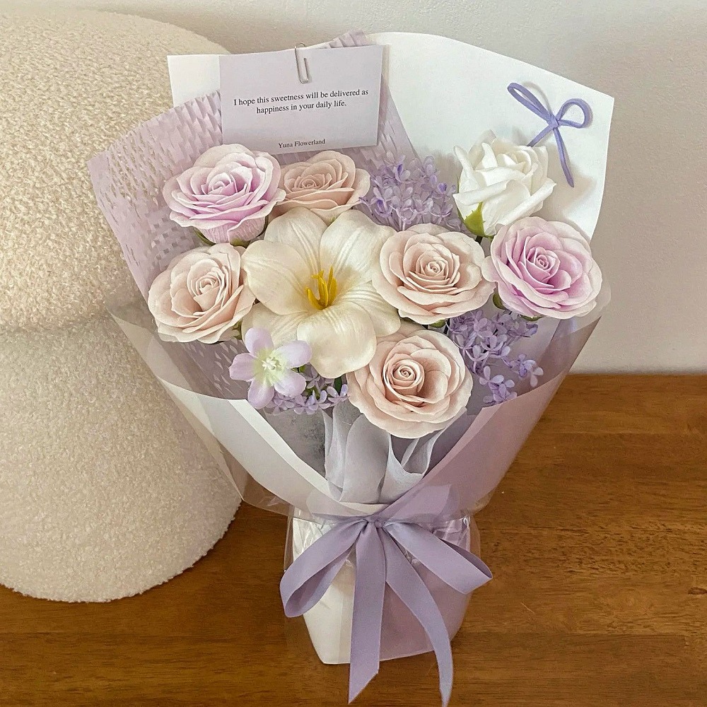 【現貨秒出】多巴胺風花束 網紅花束 多款任選 (情人節 生日 婚禮 告白 交換禮物 畢業禮物)-規格圖2