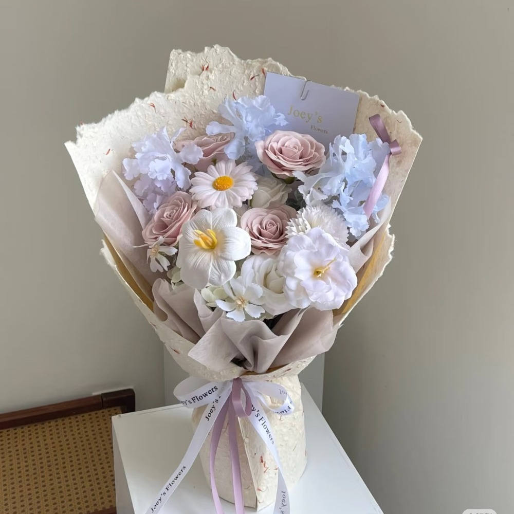 【現貨秒出】多巴胺風花束 網紅花束(情人節 生日 婚禮 告白 交換禮物 畢業禮物)-規格圖6