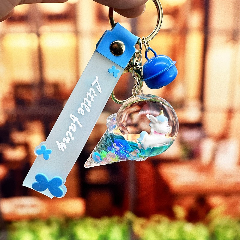 現貨當天寄出】清新烏龜流沙掛件 清新水果 泡泡球入油漂浮液體流沙 鑰匙扣兒童掛飾 閨蜜情侶配飾   舒壓 減壓掛件-規格圖7