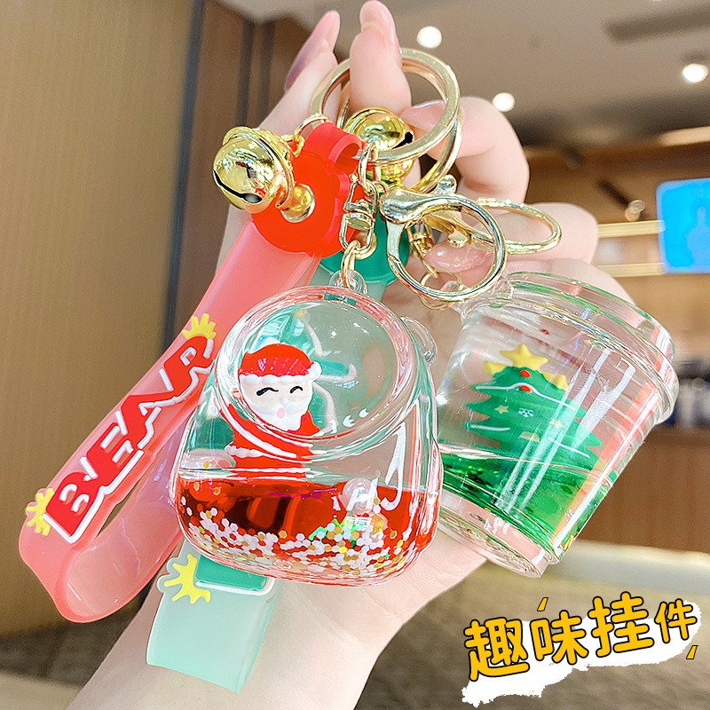 【現貨當天寄出】聖誕 流沙漂流瓶 金榜提名公仔 鑰匙扣 閨蜜情侶配飾包包掛件 舒壓 減壓掛件 交換禮物  畢業禮物-細節圖5