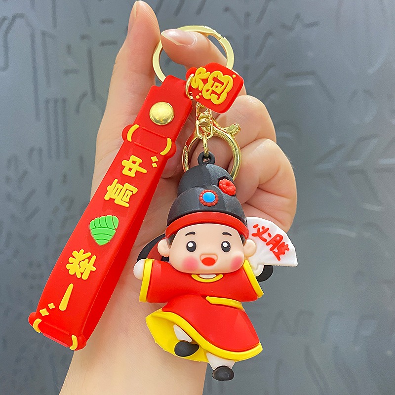 【現貨當天寄出】聖誕 流沙漂流瓶 金榜提名公仔 鑰匙扣 閨蜜情侶配飾包包掛件 舒壓 減壓掛件 交換禮物  畢業禮物-規格圖8