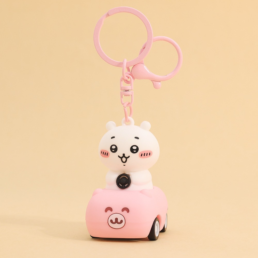 chiikawa 吉伊卡哇 小飛鼠鑰匙扣 可愛動漫 烏薩奇 小八 書包掛飾 吉伊卡哇周邊 包包掛飾-規格圖6
