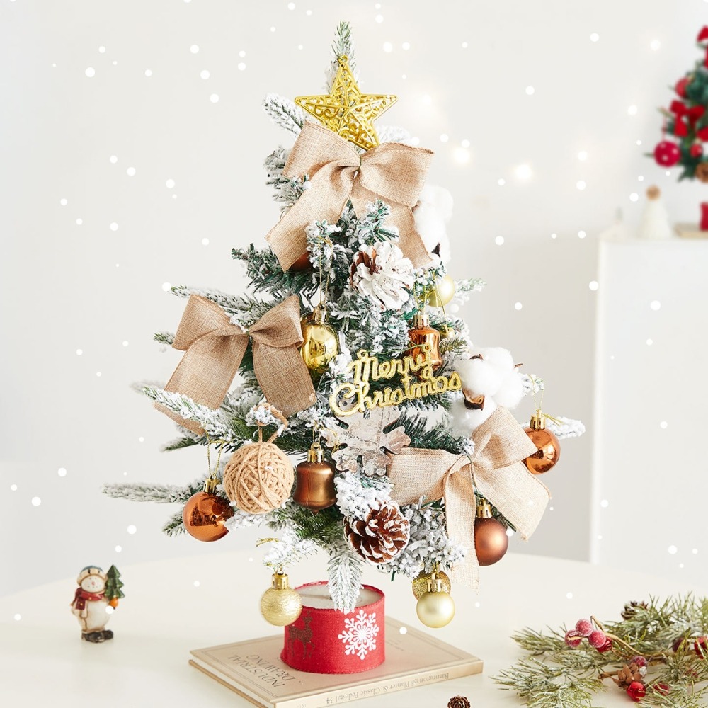 【現貨秒出】暖暖發光聖誕樹 桌上聖誕樹 聖誕樹 迷你聖誕樹 帶燈桌面聖誕樹 小聖誕樹 DIY聖誕樹 發光聖誕樹-細節圖3