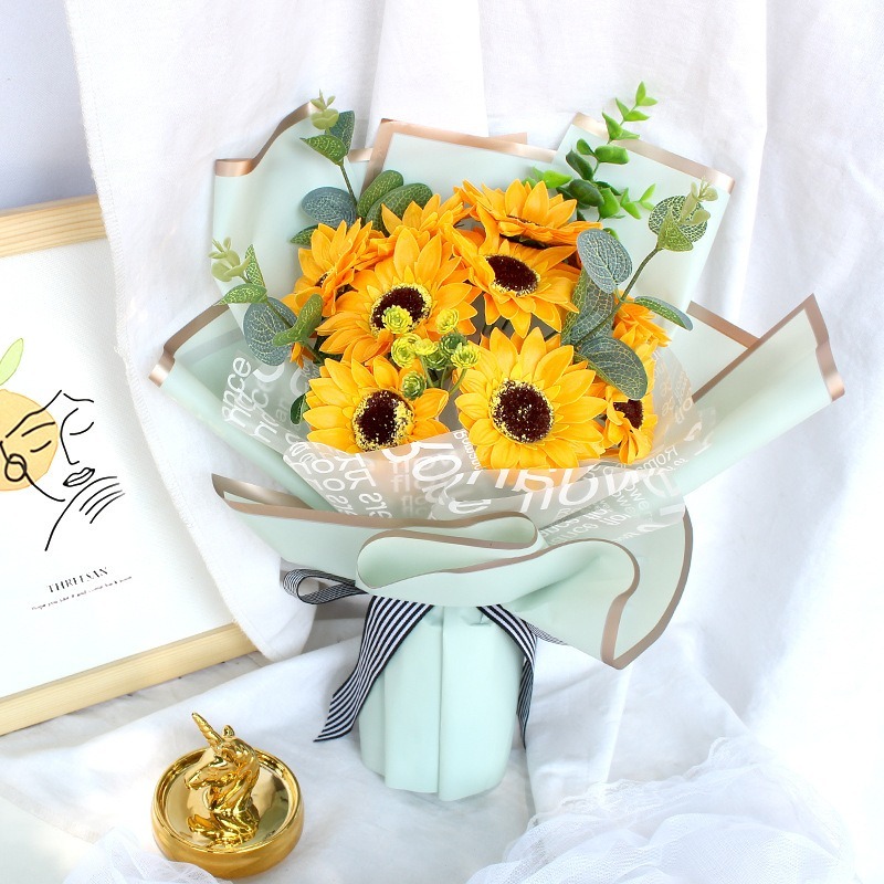 韓系 香皂玫瑰花束 滿天星花束(情人節 生日禮物 送女孩 畢業花束 交換禮物 教師節)-規格圖6