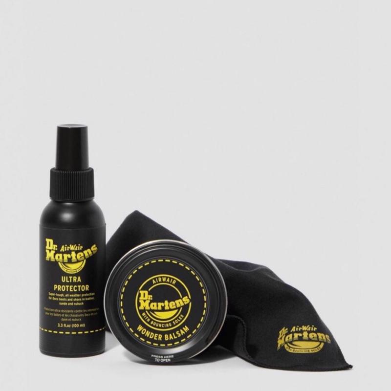 現貨 免運 💫英國🇬🇧製 DR MARTENS 馬汀大夫 鞋油保養組 （ 防水噴霧 + 萬用鞋油 +擦拭布）-細節圖2