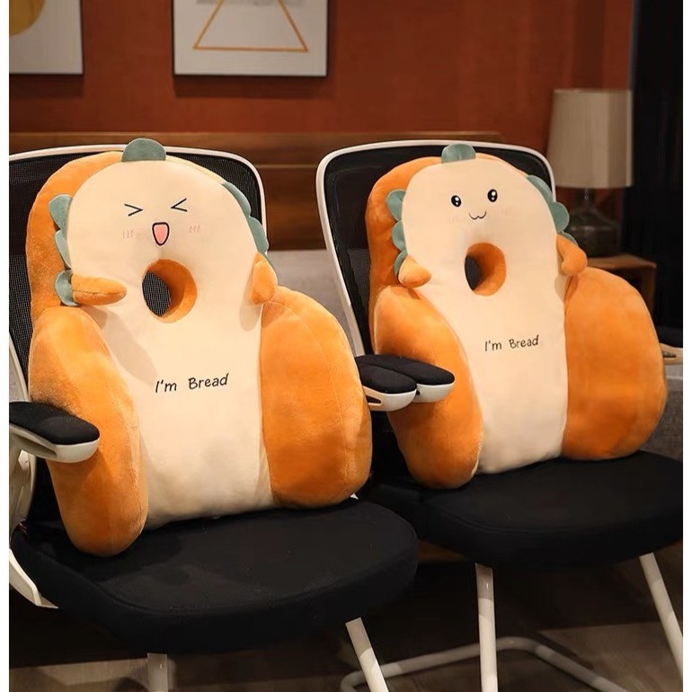 Pandog ST 🐼辦公室座椅🛋️ 靠腰墊 久坐🥰靠墊腰枕「訂製款」辦公室椅子護腰沙發 午休頭枕 教室靠腰-細節圖5
