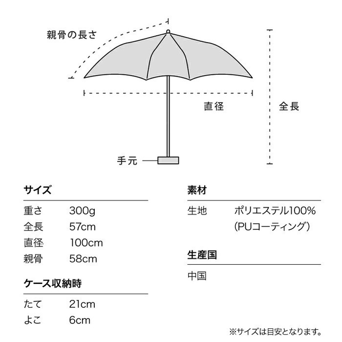 查米✧日本 WPC IZA 一級遮光 100cm大傘面 摺疊傘 中性 折傘 抗紫外線 抗UV100% 隔熱 陽傘 雨傘-細節圖11