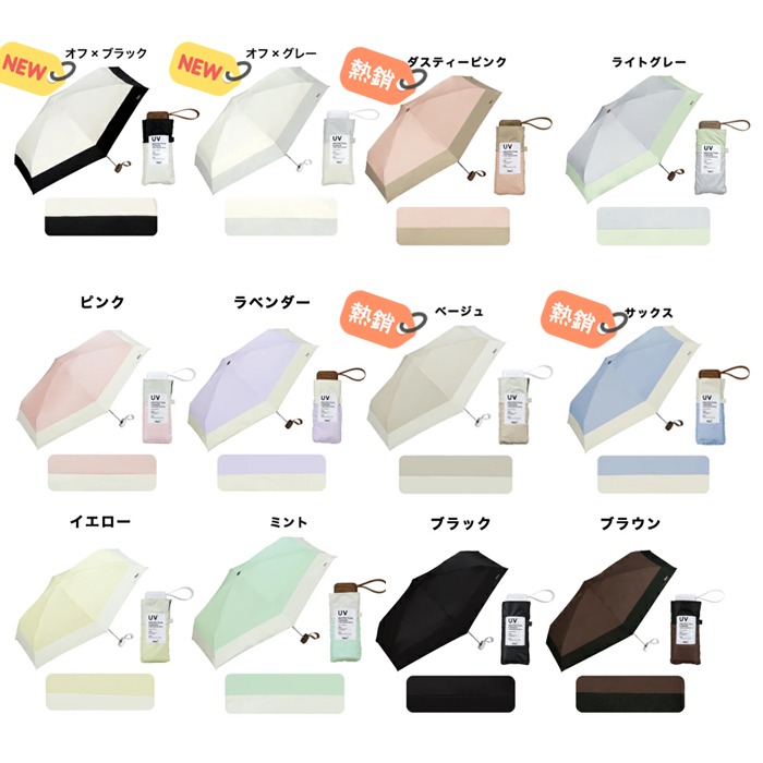 查米✧新色現貨 日本正版 Wpc 100% 遮光 輕巧迷你傘 五折傘 抗紫外線 抗UV 隔熱 雨傘 陽傘 摺疊傘 折傘-細節圖2