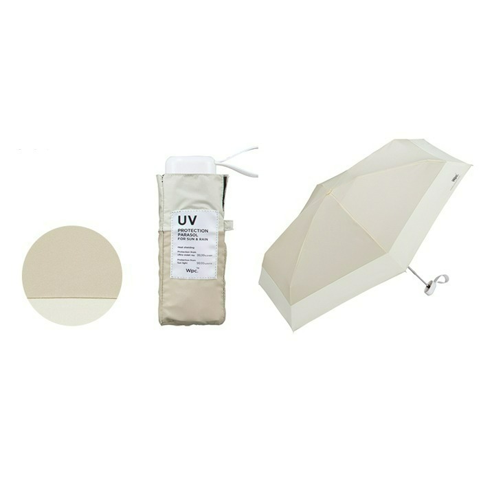 查米✧新色現貨 日本正版 Wpc 100% 遮光 輕巧迷你傘 五折傘 抗紫外線 抗UV 隔熱 雨傘 陽傘 摺疊傘 折傘-規格圖11