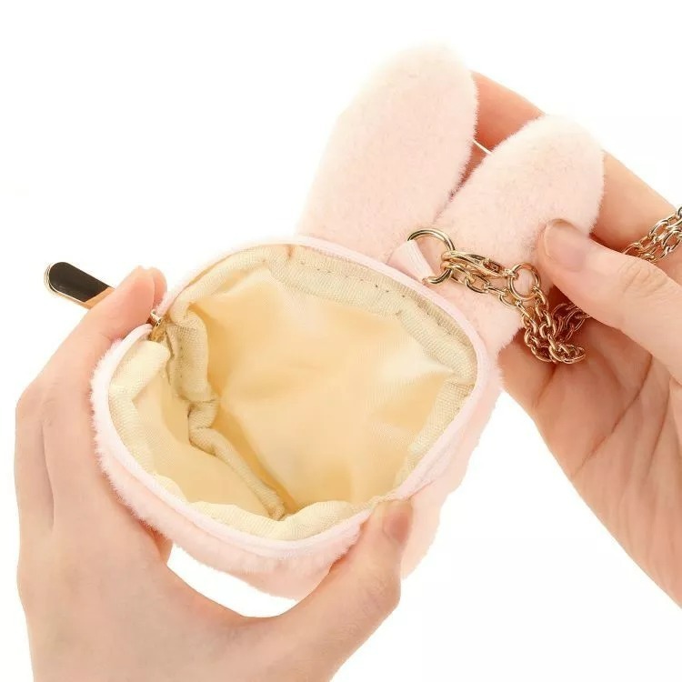 查米✧現貨 日本正版 Miffy 米飛兔 絨毛 化妝包 零錢包 小物收納包 吊飾 米菲 米菲兔 Boris-細節圖3