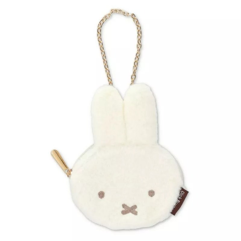 查米✧現貨 日本正版 Miffy 米飛兔 絨毛 化妝包 零錢包 小物收納包 吊飾 米菲 米菲兔 Boris-規格圖10