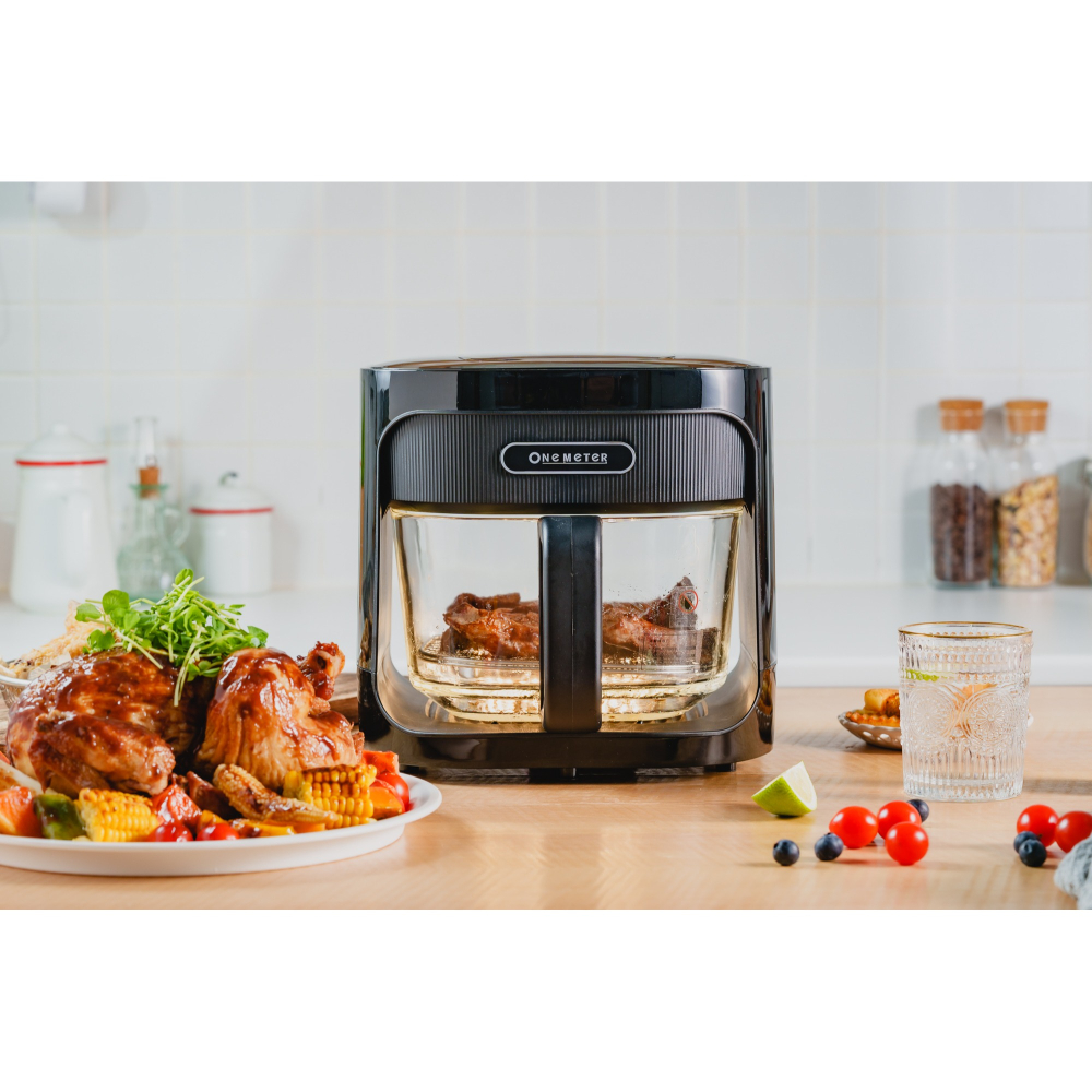 🎀最美玻璃氣炸鍋👑one-meter4.5L玻霸鍋 ⭐️領券再折 保固一年 發票 免運-細節圖6