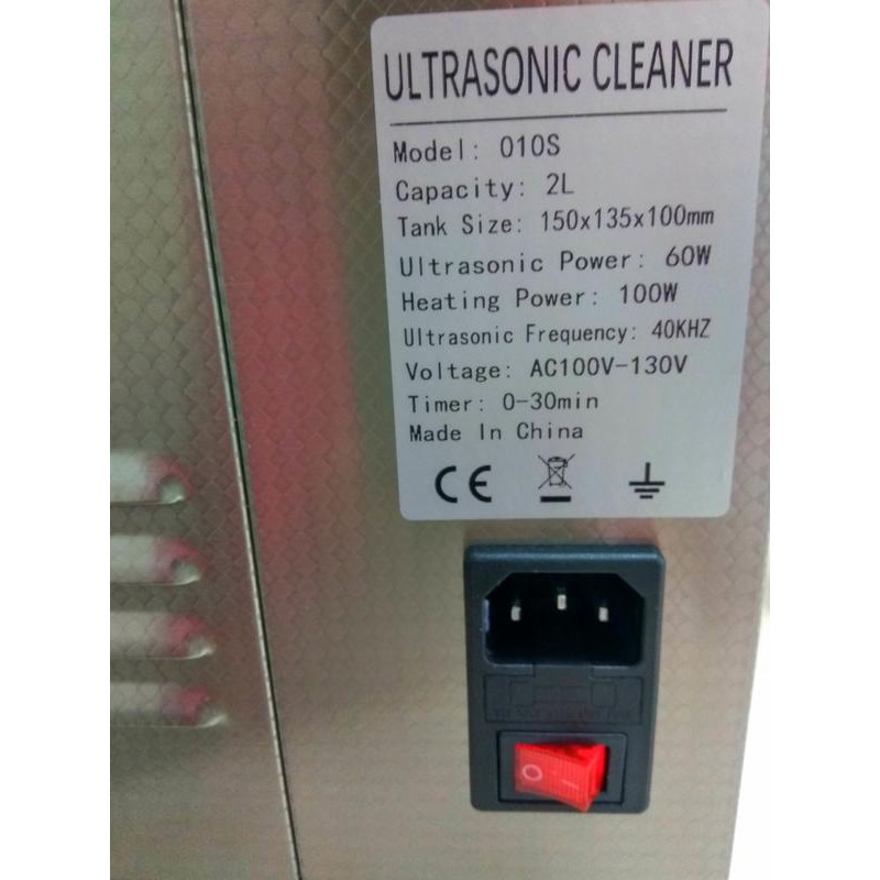 全新現貨 免運費可面交可到付 送250元清潔籃 高峰 010S 數位超音波清洗機 2L 噴頭噴嘴-細節圖3