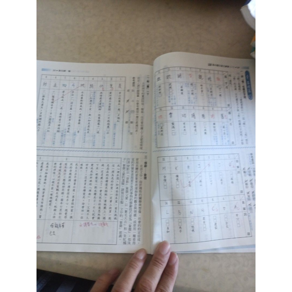 二手高中國文語文練習一  翰林出版 封面有書寫姓名 內頁有筆記-細節圖3