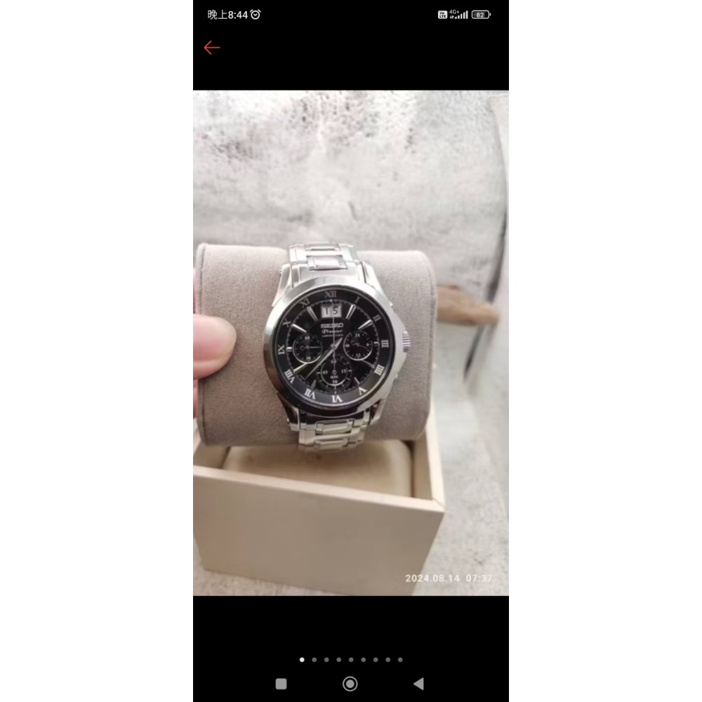 星辰 玫瑰金 seiko premier  兩隻錶 David 賣場-細節圖2