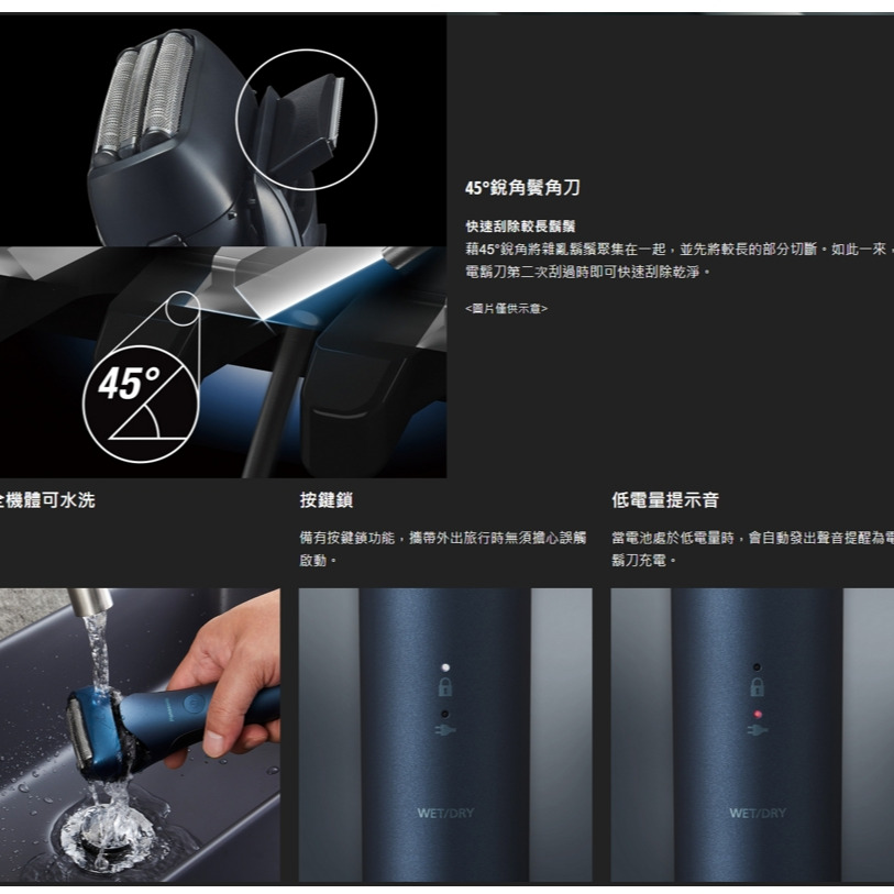 新品上市 國際牌 Panasonic 極簡系3枚刃電鬍刀 ES-LT4B (日本製造)(國際電壓100~240V)-細節圖6