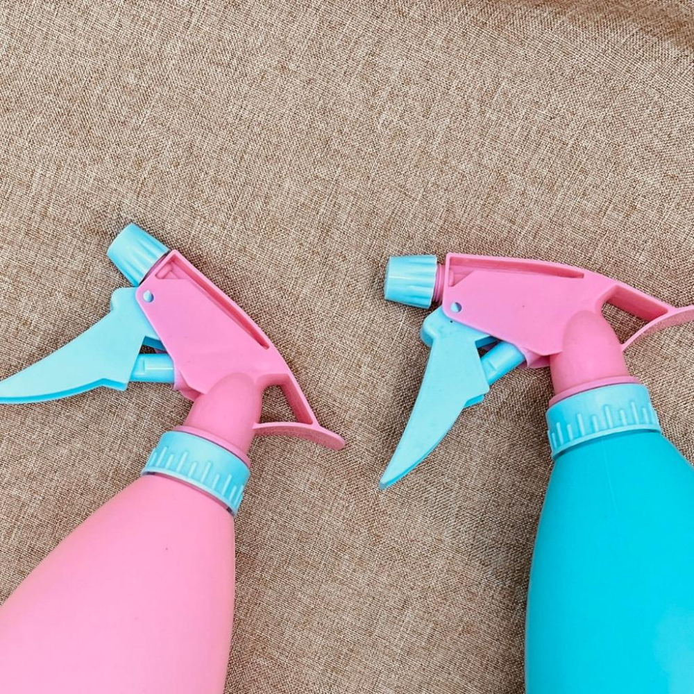 【粉藍噴霧瓶】藍/粉  澆花器/噴水瓶/園藝/家居/介質/鏟子-細節圖2