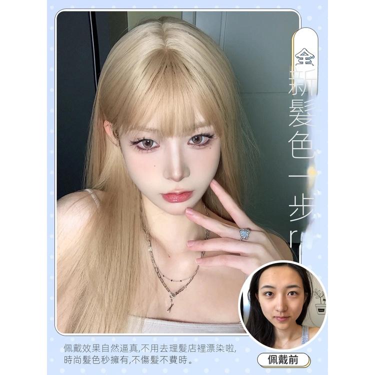 韓味假髮收藏色 早鳥折扣~🏳️‍🌈kawazakiwig 川崎家假髮 60CM⋆ 哈韓髮色逆齡女團長直髮假髮 KZ019-細節圖3