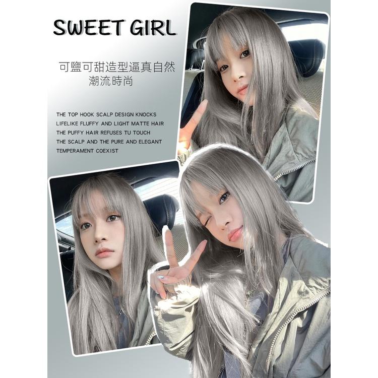 離仙氣只差一步 🎃早鳥折扣~️‍kawazakiwig 川崎家假髮 颯爽英姿女仔空氣/中分長直髮-細節圖4