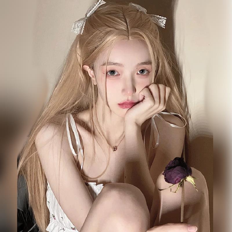 台灣出貨 搖身一變氛圍女神99免運~️‍😚kawazakiwig 川崎家假髮 女團芋灰紫清新女神鎖骨直髮-細節圖5