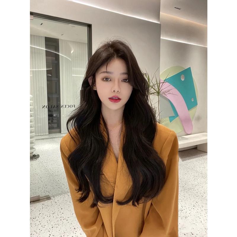 全頂假髮川崎家☪︎⋆｡˚Bring the boys.ᐟ.✾黑茶3⋆*沖繩都會輕熟女知性長卷空氣/長直假髮✽KZ021-細節圖2