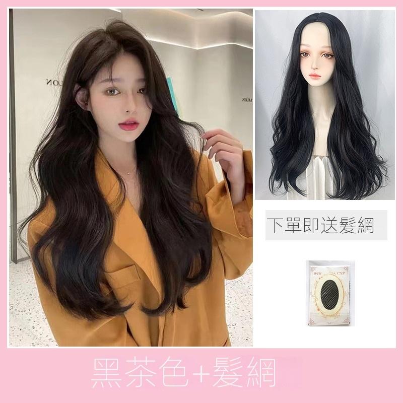 全頂假髮川崎家☪︎⋆｡˚Bring the boys.ᐟ.✾黑茶3⋆*沖繩都會輕熟女知性長卷空氣/長直假髮✽KZ021-細節圖4