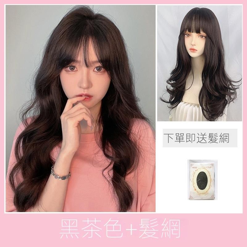 全頂假髮川崎家☪︎⋆｡˚Bring the boys.ᐟ.✾黑茶3⋆*沖繩都會輕熟女知性長卷空氣/長直假髮✽KZ021-細節圖5