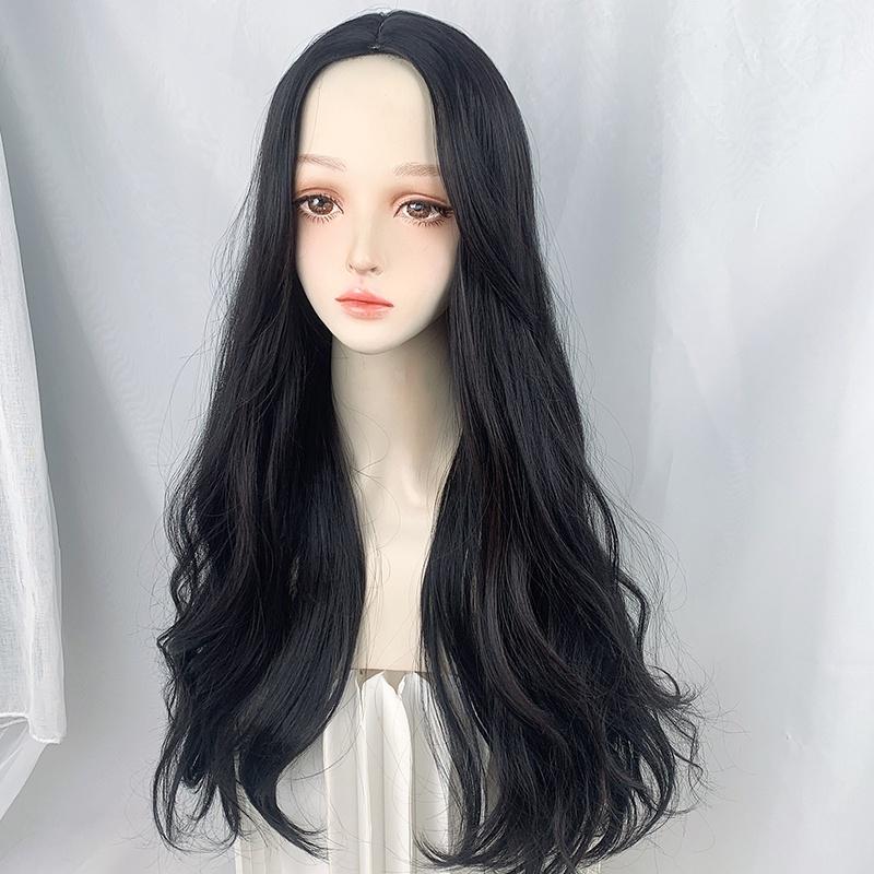 全頂假髮川崎家☪︎⋆｡˚Bring the boys.ᐟ.✾黑茶3⋆*沖繩都會輕熟女知性長卷空氣/長直假髮✽KZ021-細節圖7