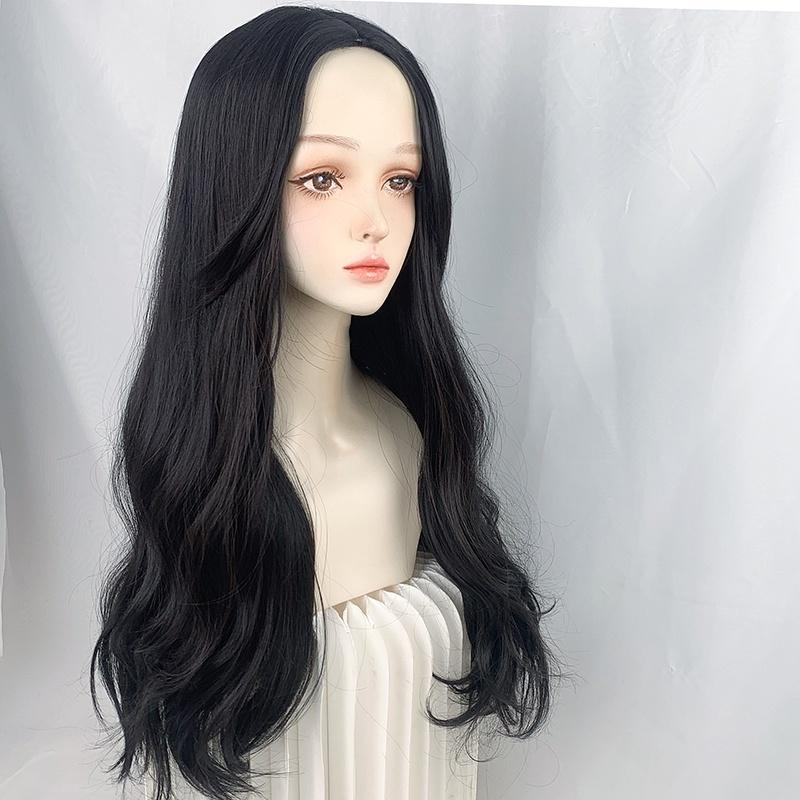 全頂假髮川崎家☪︎⋆｡˚Bring the boys.ᐟ.✾黑茶3⋆*沖繩都會輕熟女知性長卷空氣/長直假髮✽KZ021-細節圖8