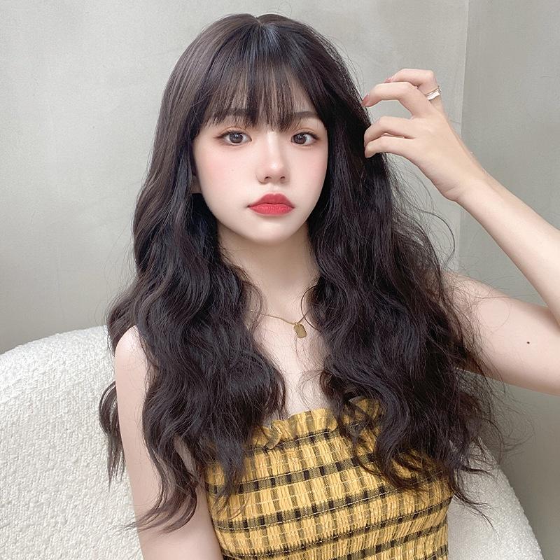 川崎家︎假髮⋆｡˚美到不可方物.ᐟ.✾2色⋆*鄰家少女羅馬捲慵懶法式波波燙水波長卷假髮✽KZ072-細節圖2