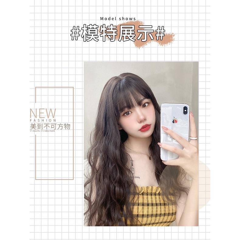 川崎家︎假髮⋆｡˚美到不可方物.ᐟ.✾2色⋆*鄰家少女羅馬捲慵懶法式波波燙水波長卷假髮✽KZ072-細節圖7