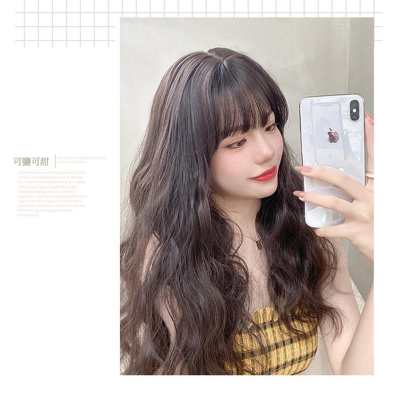 川崎家︎假髮⋆｡˚美到不可方物.ᐟ.✾2色⋆*鄰家少女羅馬捲慵懶法式波波燙水波長卷假髮✽KZ072-細節圖8