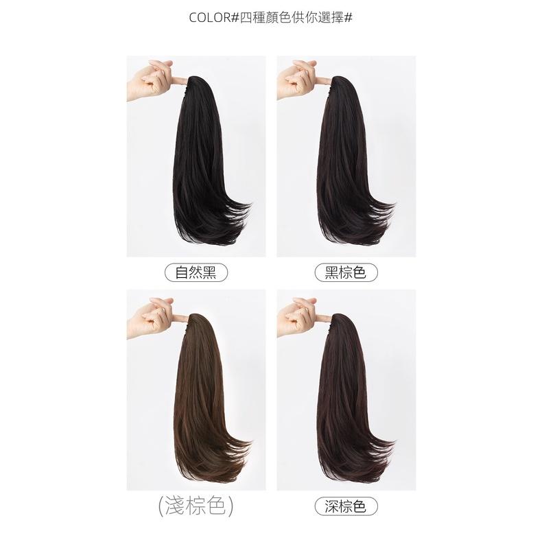 全頂假髮最熱推川崎家︎⋆｡˚愛情沒道理.ᐟ.✾櫻粉色⋆*爪夾式簡約自然清純系小姐姐馬尾 可紮辮✽KZ057-細節圖7