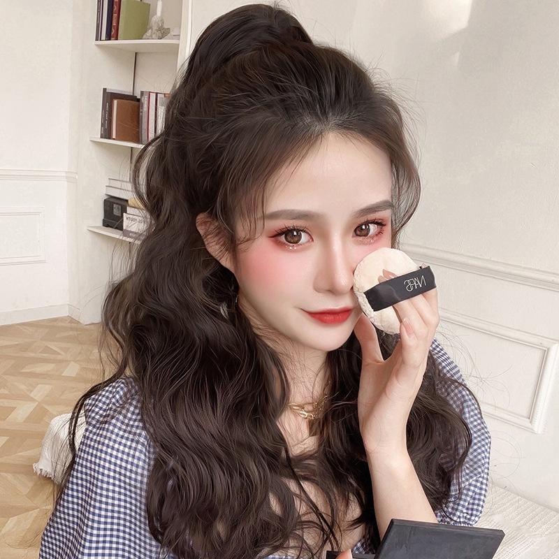 川崎家︎假髮⋆｡˚愛情特派員.ᐟ.✾4色⋆*韓系浪漫爪夾式玉米燙加厚款馬尾假髮可打辮假髮✽KZ073-細節圖3