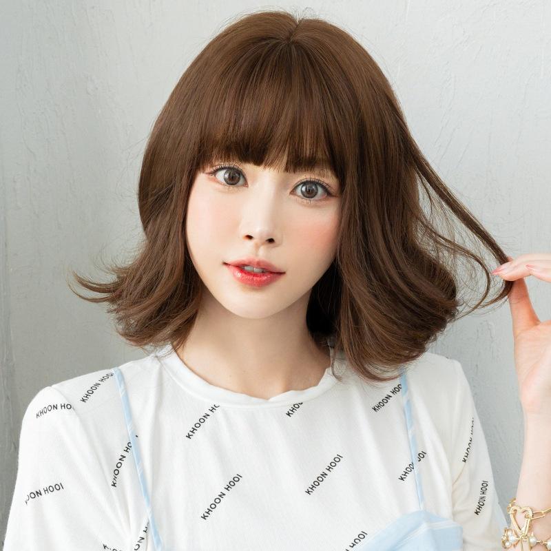 川崎家假髮 🦄 為愛迫降的瞬間 MK663 (2色) 童話法式果凍梨花卷蓬鬆韓系短假髮-細節圖4