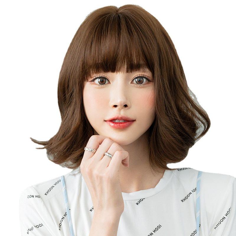 川崎家假髮 🦄 為愛迫降的瞬間 MK663 (2色) 童話法式果凍梨花卷蓬鬆韓系短假髮-細節圖5