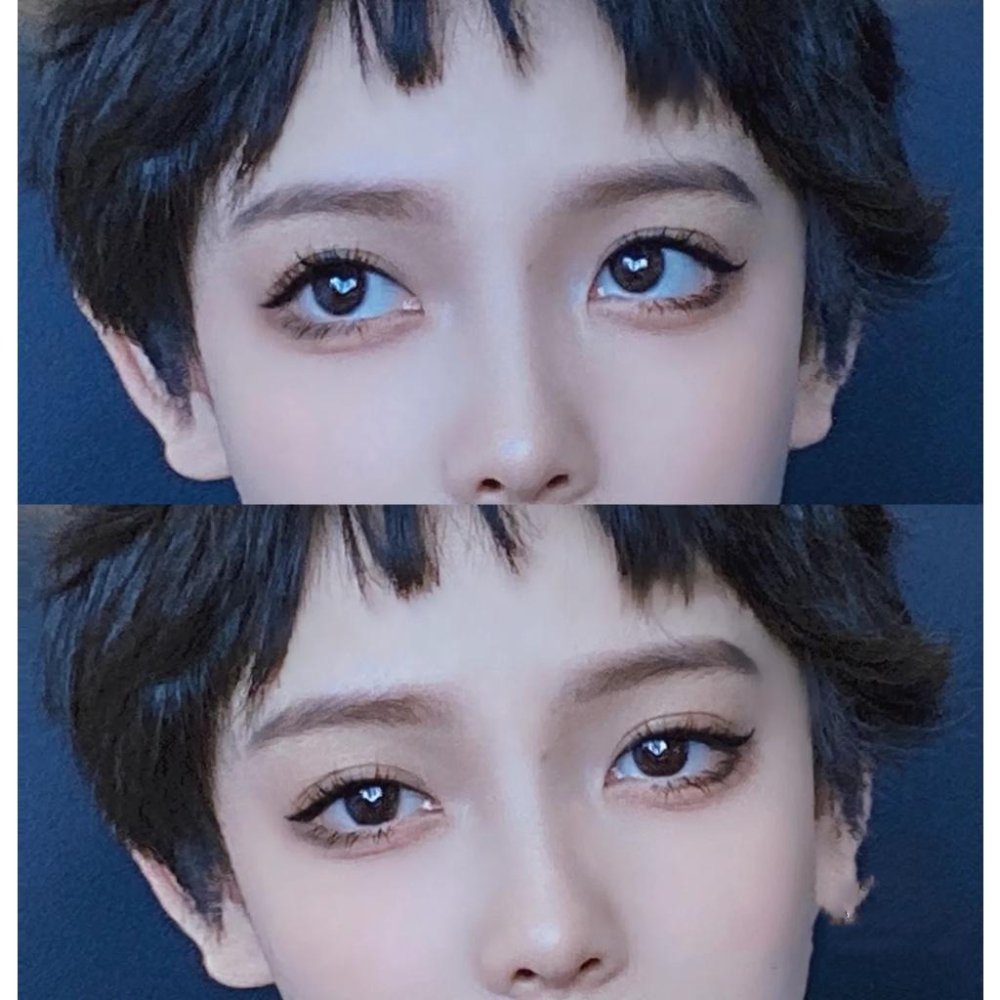 川崎家假髮☪︎⋆｡˚致青春無比閃耀.ᐟ.✾黑棕/巧克力⋆*顧里同款CEO幹練狗啃瀏海/空氣瀏海機場超短髮假髮✽KZ029-細節圖6