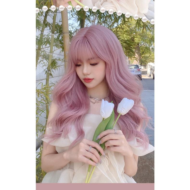 全頂假髮川崎家︎⋆｡˚華麗的圓舞曲.ᐟ.✾甜心粉⋆*巴塞隆納奢華高調外翻波浪顏值女神仿真立體波浪長卷假髮✽KZ051-細節圖5