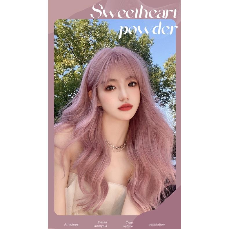 全頂假髮川崎家︎⋆｡˚華麗的圓舞曲.ᐟ.✾甜心粉⋆*巴塞隆納奢華高調外翻波浪顏值女神仿真立體波浪長卷假髮✽KZ051-細節圖6