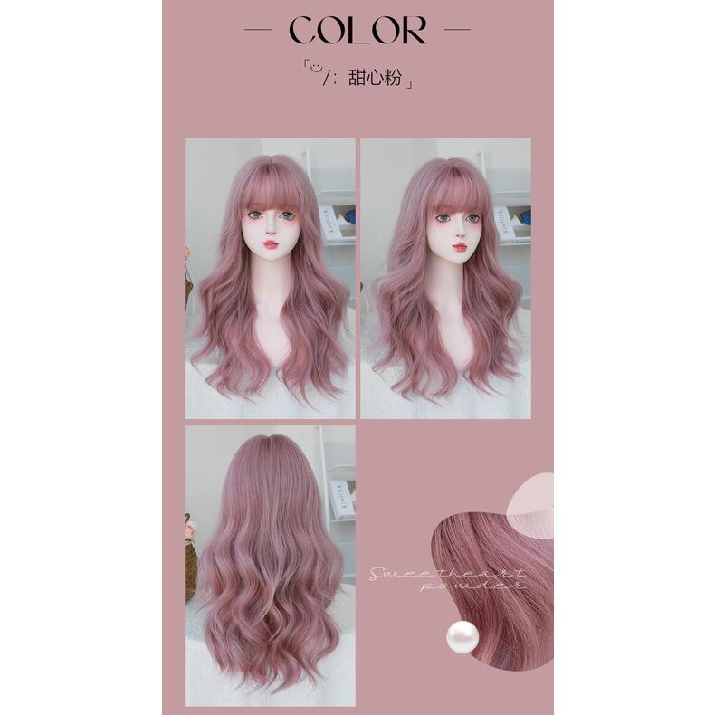 全頂假髮川崎家︎⋆｡˚華麗的圓舞曲.ᐟ.✾甜心粉⋆*巴塞隆納奢華高調外翻波浪顏值女神仿真立體波浪長卷假髮✽KZ051-細節圖9