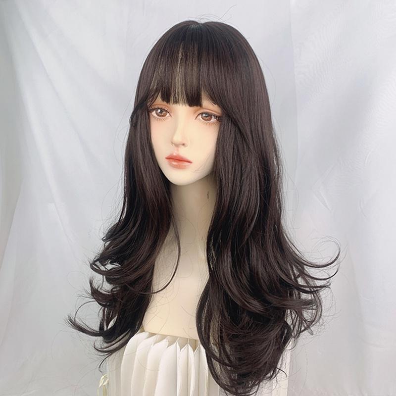 全頂假髮川崎家☪︎⋆｡˚一克拉的愛情.ᐟ.✾3款⋆*校園千金甜心氣質蓬鬆自然長卷假髮✽KZ040-細節圖7