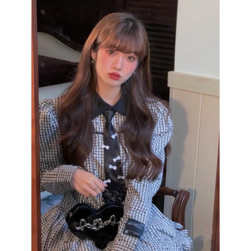 假髮川崎家☪︎⋆｡˚迷人的危險.ᐟ.✾冷棕色⋆*韓劇一線女主指定款長卷大波浪貴氣假髮✽KZ047-細節圖2