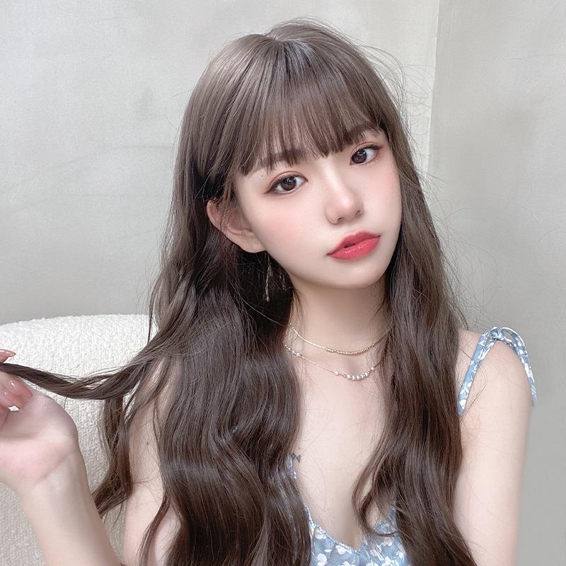 全頂假髮川崎家︎⋆｡˚隔壁公寓的初戀.ᐟ.✾4色⋆*鄰家女孩減齡水波燙氣質長卷假髮✽KZ055-細節圖2