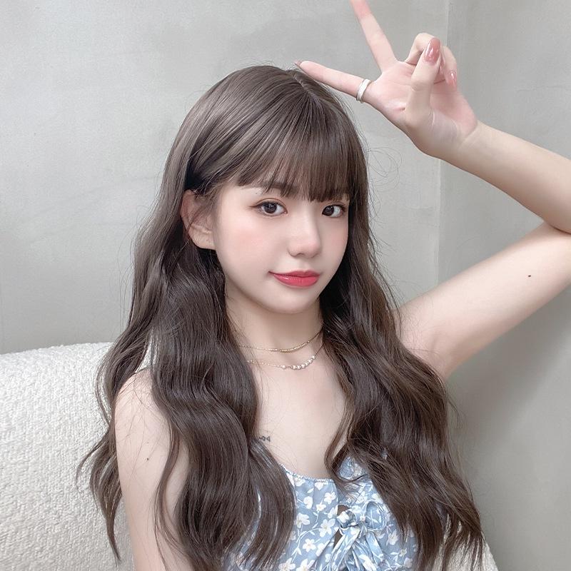 全頂假髮川崎家︎⋆｡˚隔壁公寓的初戀.ᐟ.✾4色⋆*鄰家女孩減齡水波燙氣質長卷假髮✽KZ055-細節圖3