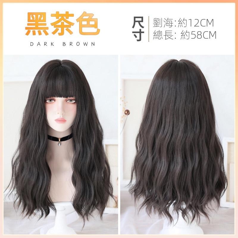 全頂假髮川崎家︎⋆｡˚隔壁公寓的初戀.ᐟ.✾4色⋆*鄰家女孩減齡水波燙氣質長卷假髮✽KZ055-細節圖8