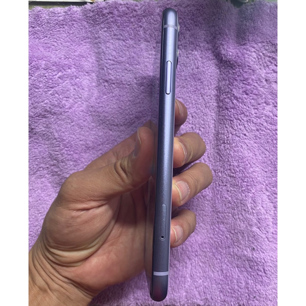 iphone 11 紫 128g 新電池有健康度100%，原機原屏原彩無維修，全機正常，品相良好，外觀很新，無配件，九如-細節圖5