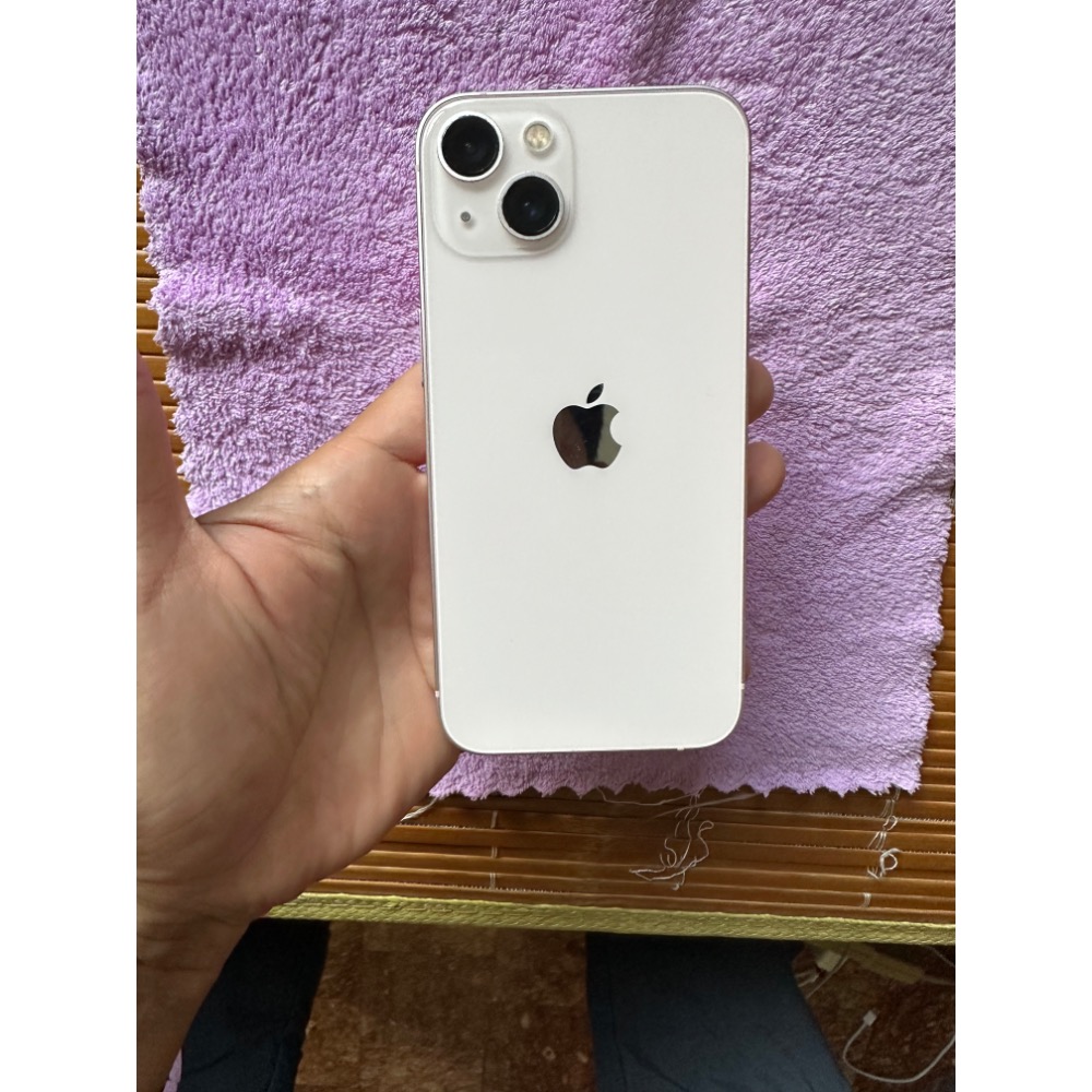 iPhone 13 128g 粉紅電池100%，全機正常，無維修紀綠，外觀有使用痕跡，螢幕無傷-細節圖7