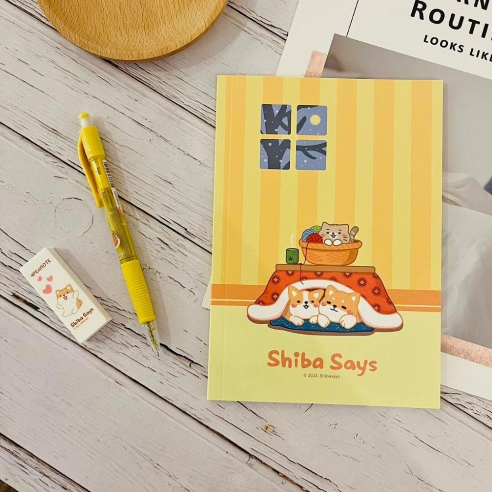 筆記本 定頁 柴語錄 32K  空白內頁 橫線內頁 定頁筆記本 13.3X19  塗鴉 記事 固定頁-細節圖5